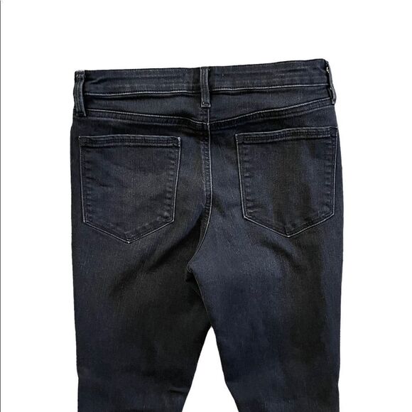 ATHLETA Sculptek Zipper Ankle Jeans Black Size 4 - Picture 3 of 8